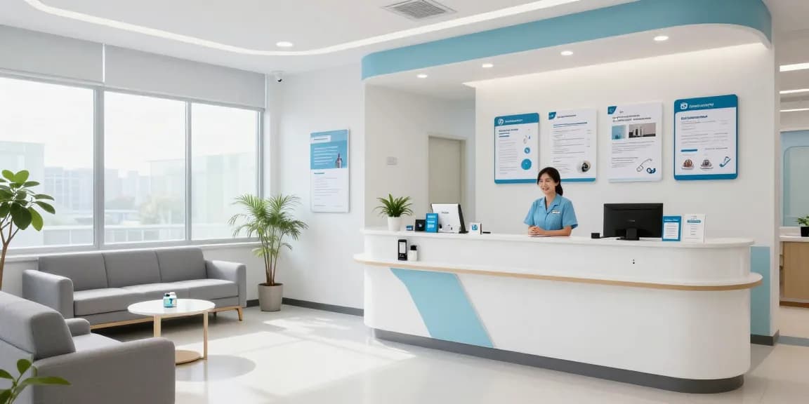 Prime Pharma: medizinische Dienstleistungen und Patientenversorgung in einer Gesundheitsklinik.