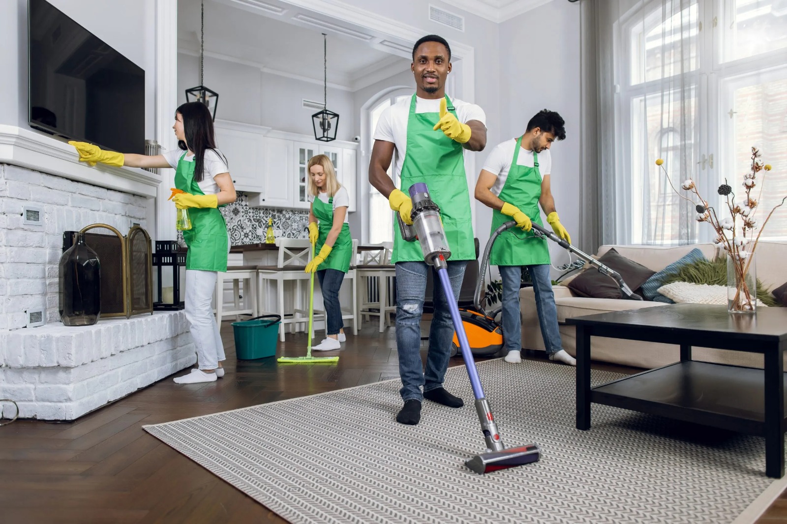 Professionelle Treppenhausreinigung für saubere Eingänge