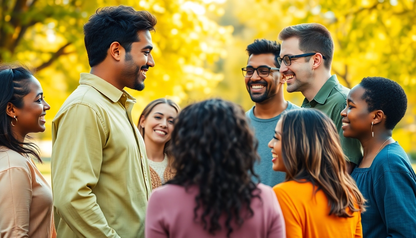 Promoting mental health awareness through community support in a vibrant outdoor setting.