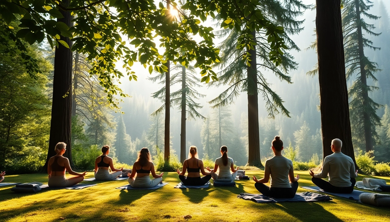 Retreat Urlaub mit den Engeln im Schwarzwald mit meditativen Teilnehmern in der Natur.