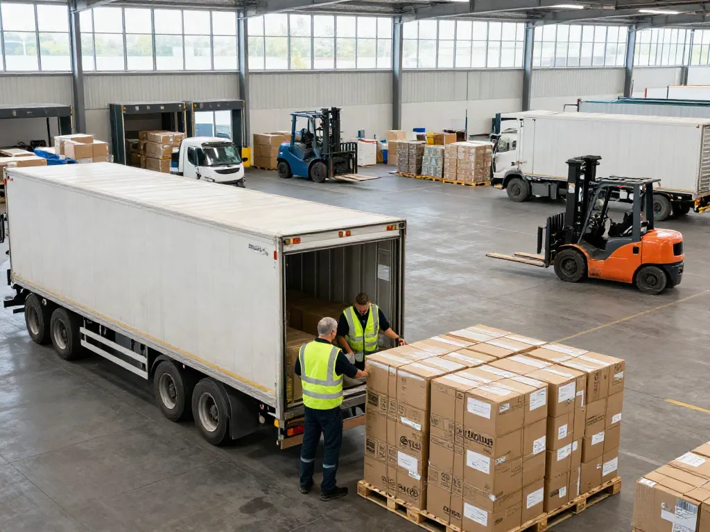 Transportlogistik bei OCARGO in Bielefeld mit Fahrzeugladung und professioneller Organisation.